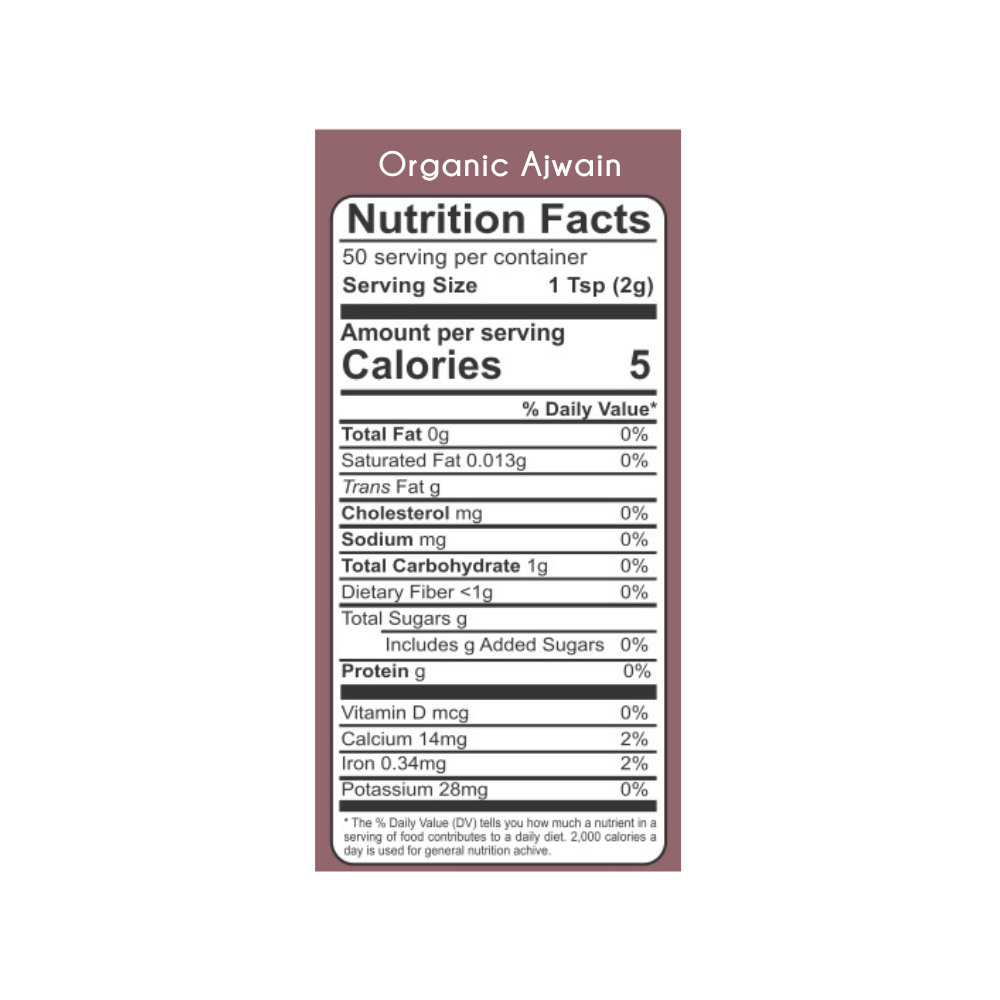 Ajwain 100g - Organic