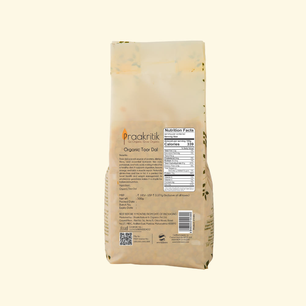 Toor Daal - Organic