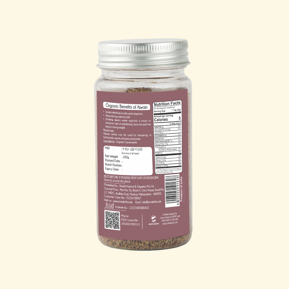 Ajwain 100g - Organic