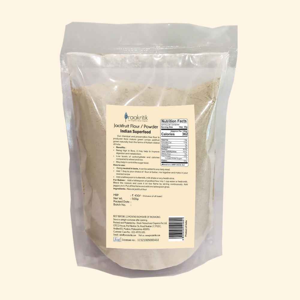 Jackfruit Flour Natural 500 gms