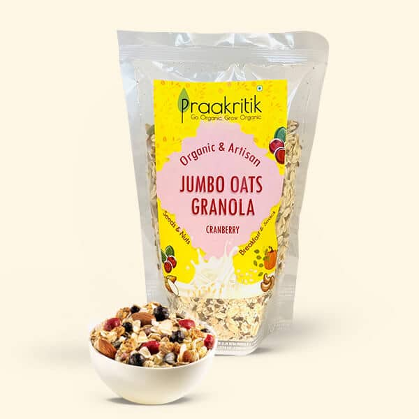 Granola Jumbo Rolled Oats (Cranberry) - 300g