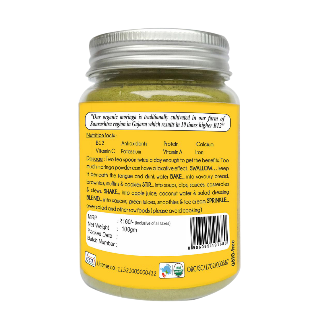 Moringa Powder 100g - Organic