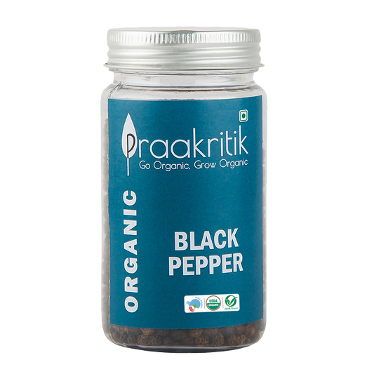 Black Pepper Whole  100g - Organic