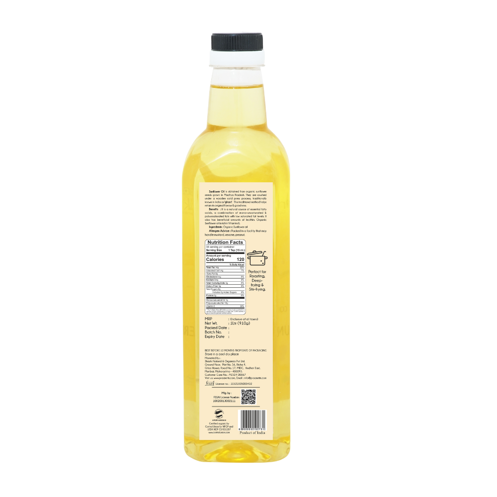 Sunflower Oil - Organic