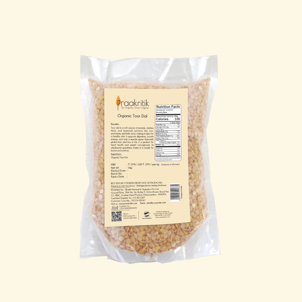 Toor Daal 500g - Organic