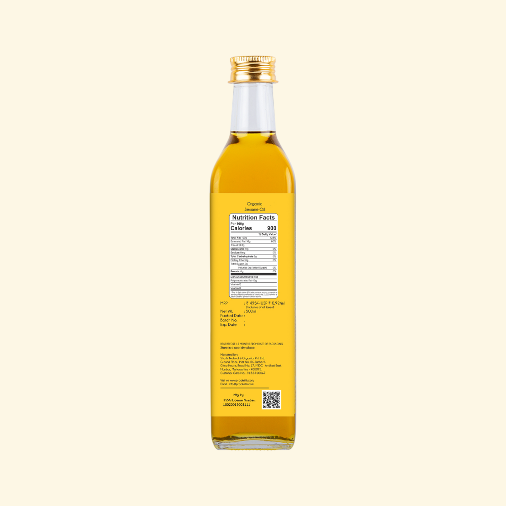 Sesame Oil - Organic