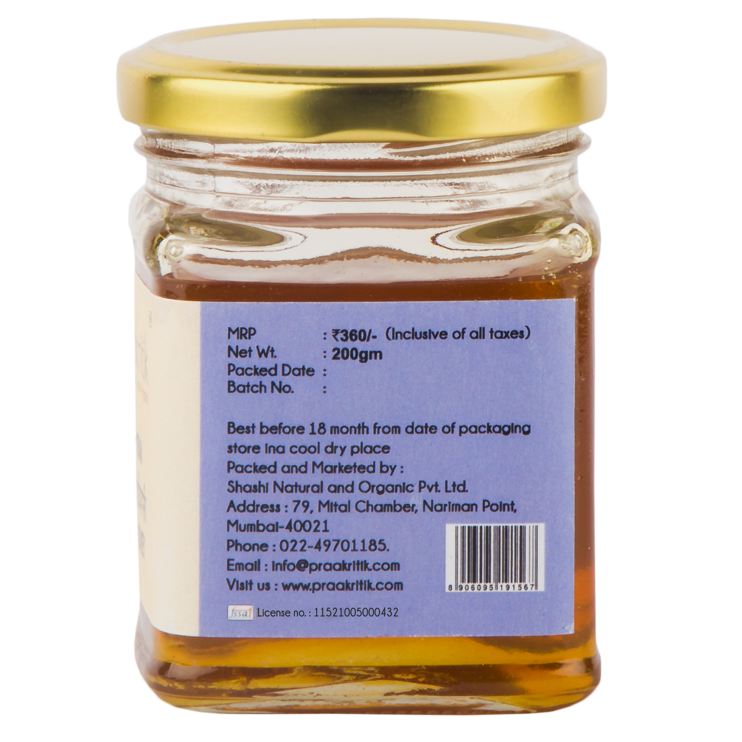 Adivasi Honey -200g - Natural