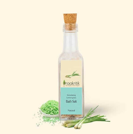 Bath Salt - Lemongrass- Organic - 120g